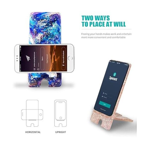 Soporte de teléfono celular molde de resina de silicona_4