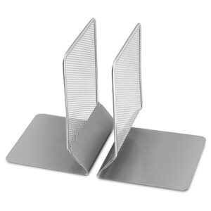 YBM Home Mesh Sujetalibros de metal para estantes 1 par_1