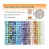 Wq Warmqing 390 azulejos de mosaico de microvidrio para_3