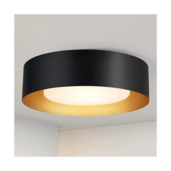 Yasince Luces de techo modernas de montaje empotrado negro_1