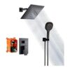 POP SANITARYWARE Sistema de ducha negro juego completo de_1