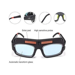 1 par de gafas de soldadura de oscurecimiento automático