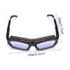 1 par de gafas de soldadura de oscurecimiento automático