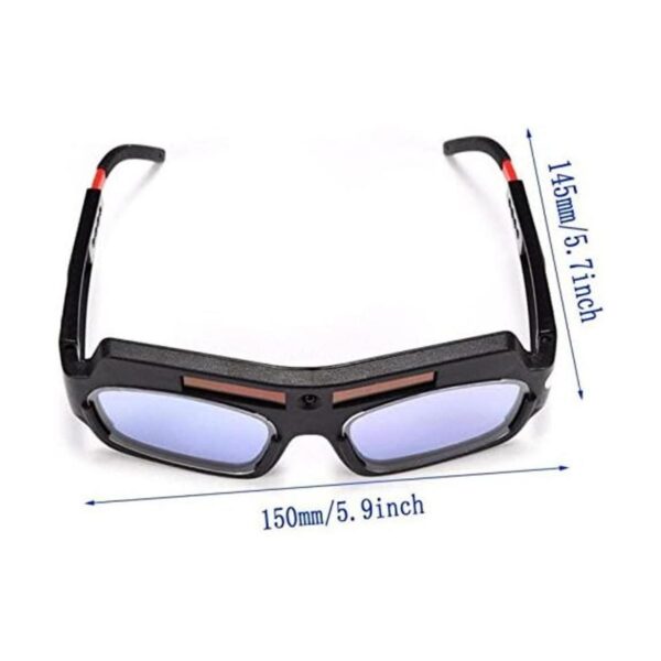 1 par de gafas de soldadura de oscurecimiento automático