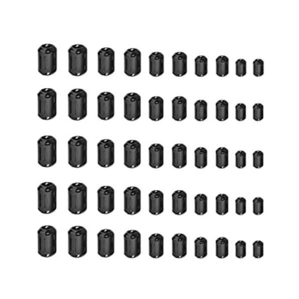 Yarachel 50pcs RFI EMI supresor de ruido Clip de cable_1