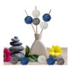 15 bolas de ratán con relleno de jarrón decorativas para