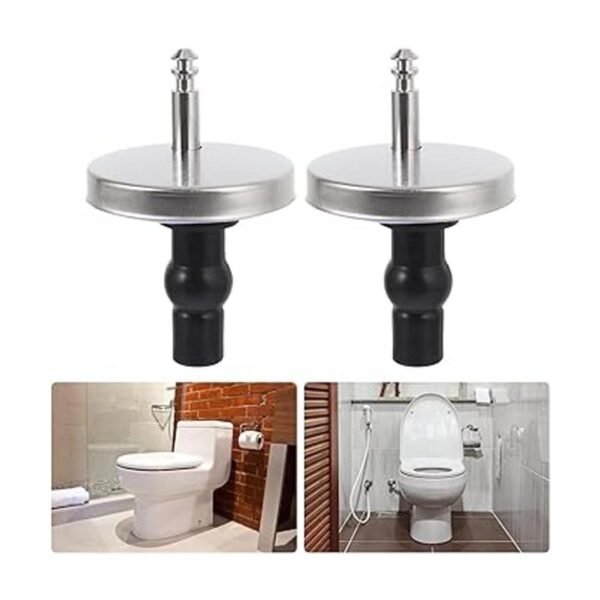 Yardwe 2 piezas de bisagra de asiento de inodoro