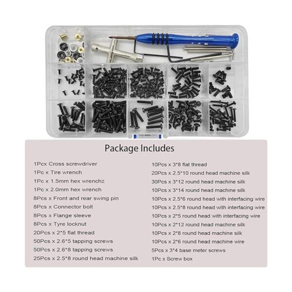 Yaohappy Kit de tornillos de coche a control remoto kit_6