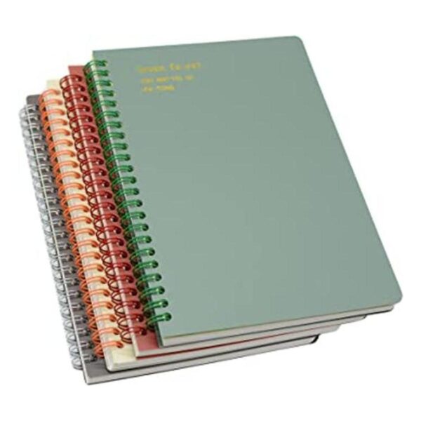 Yansanido Cuaderno de espiral a rayas de 80 hojas_1