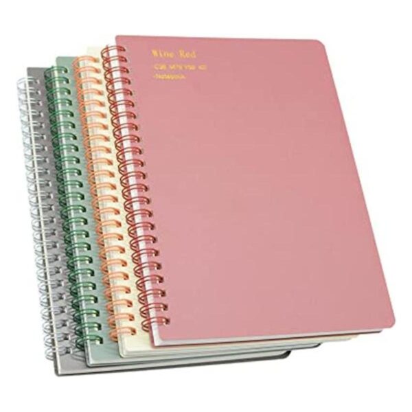 Cuaderno en espiral 4 piezas de 4 colores tamaño A5 de_1