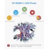 Aclorol WS2811 Luz LED de píxeles de 5 V WS2811 RGB LED_2