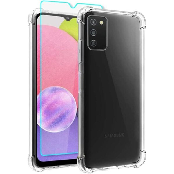 Funda para Samsung A03s Samsung Galaxy A03s y protector_1