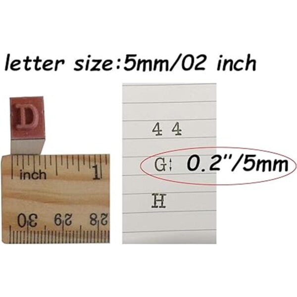 Paquete de 36 sellos pequeños de goma de madera de 0.2_3