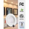 Downlight LED empotrable de 6 pulgadas 12.5 W 100 W_3