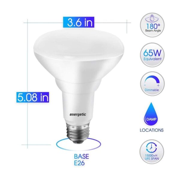 Bombillas LED BR30 de haz amplio equivalente a 65 W