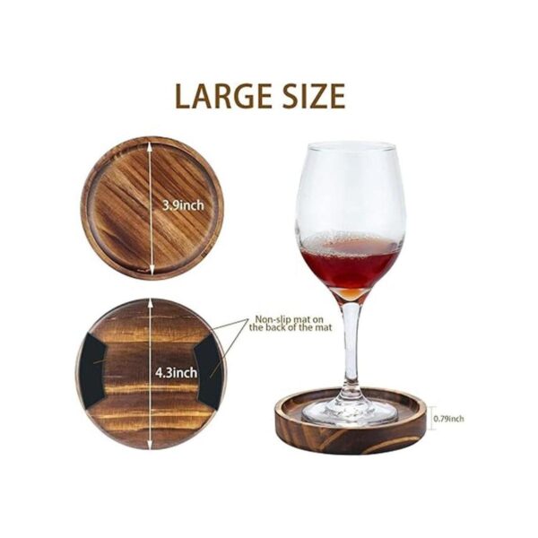 Posavasos de madera para bebidas juego de posavasos de