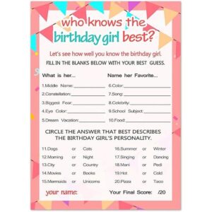 Who Knows The Birthday Girl Best juegos de cumpleaños_1