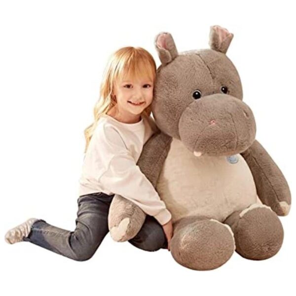 IKASA Juguete de peluche gigante de hipopótamo gigante_1