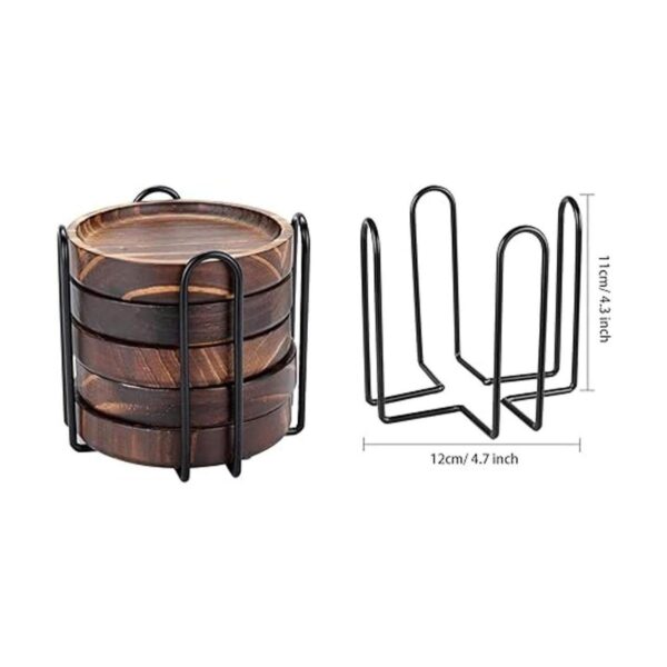Posavasos de madera para bebidas juego de posavasos de