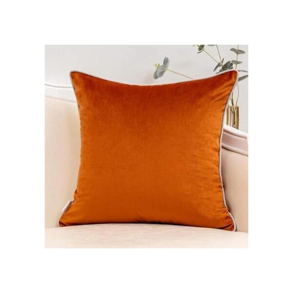 Yangest Funda de cojín de terciopelo con rayas doradas_2