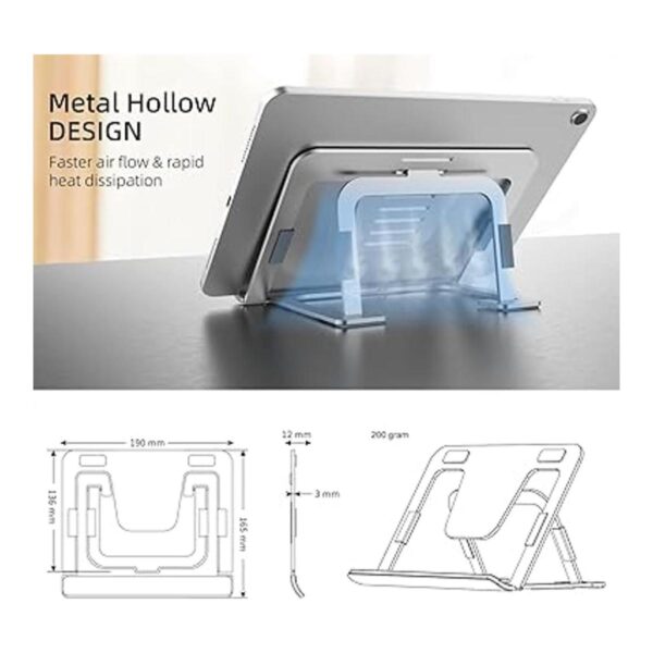 Soporte para tableta plegable y ajustable soporte de_6