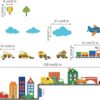 decalmile Calcomanías de pared de vehículos de_4