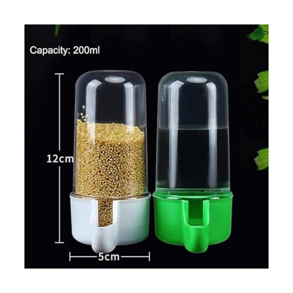 Alimentador de pájaros dispensador de agua automático para