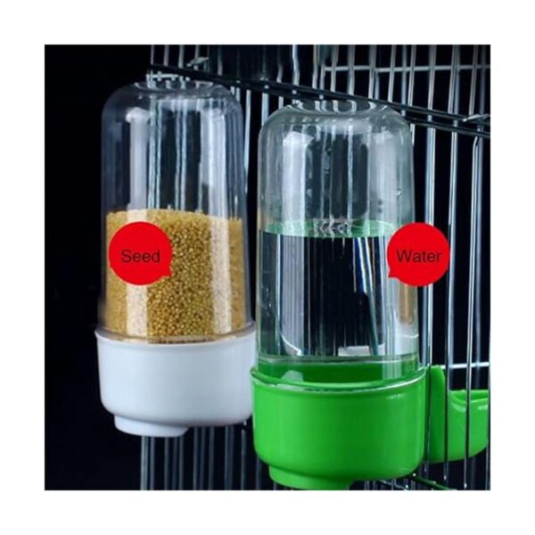 Alimentador de pájaros dispensador de agua automático para
