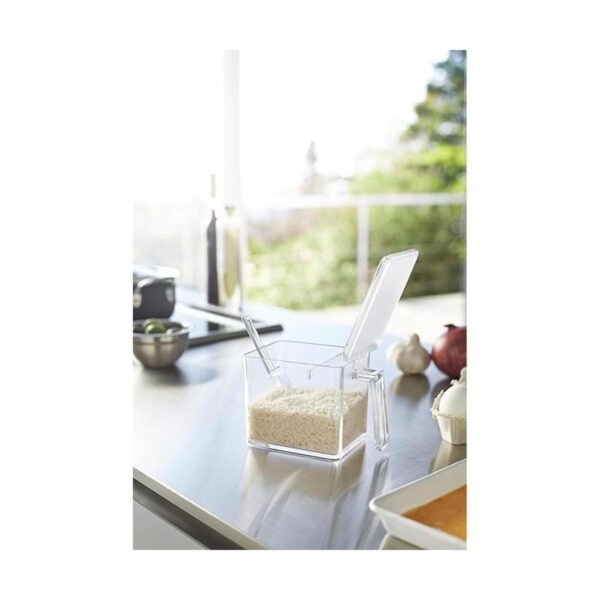 Yamazaki Home Contenedor de especias grande blanco_2