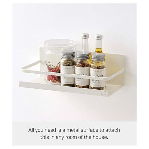 YAMAZAKI home 2410 Especiero magnético color blanco._2