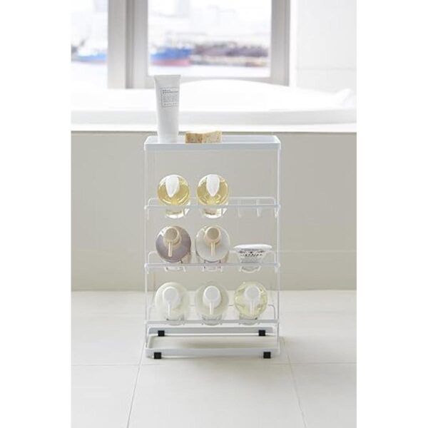 Yamazaki Home Dispensador organizador de baño de pie_3