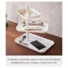 YAMAZAKI home 4724 Bandeja de accesorios de 3 niveles_3