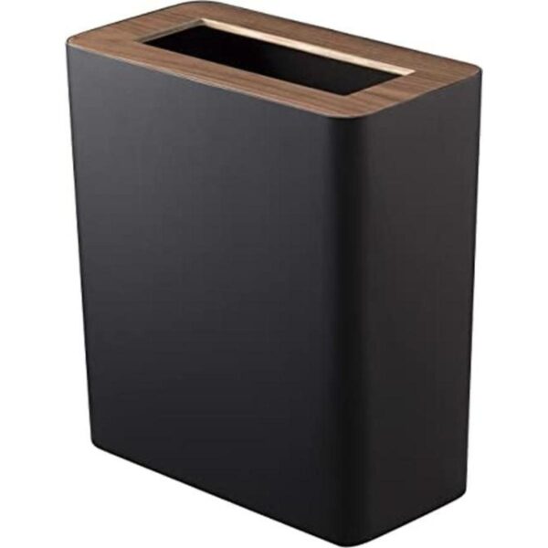 Yamazaki Home Bote de basura delgado talla única nogal_1
