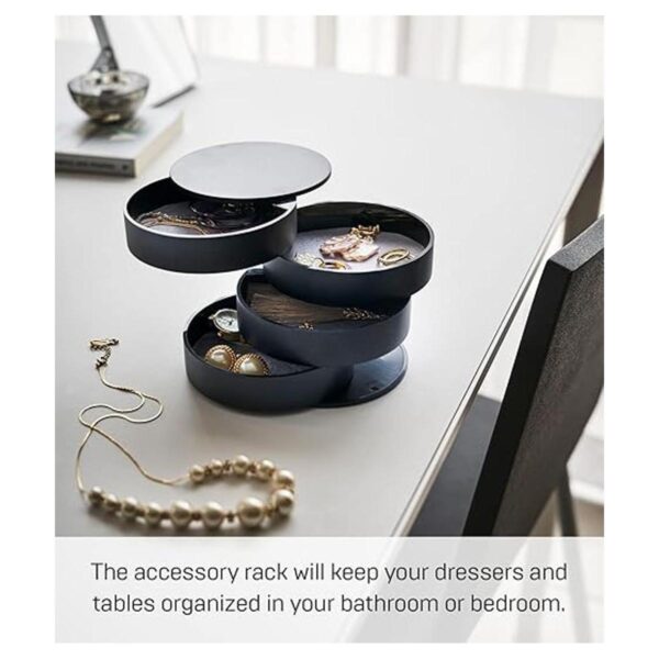 YAMAZAKI home Bandeja de accesorios Tower de 4 niveles_4