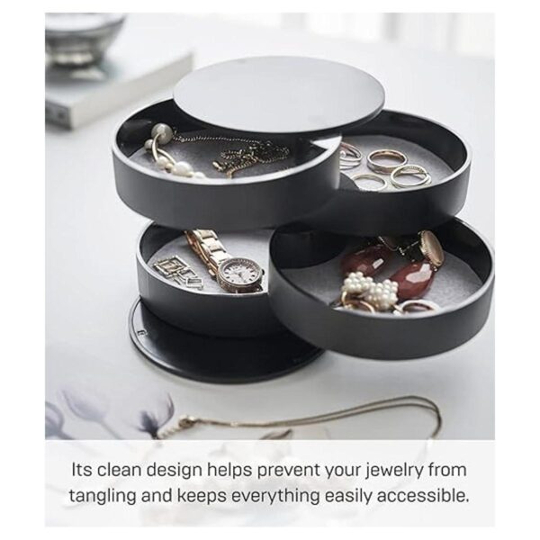 YAMAZAKI home Bandeja de accesorios Tower de 4 niveles_5