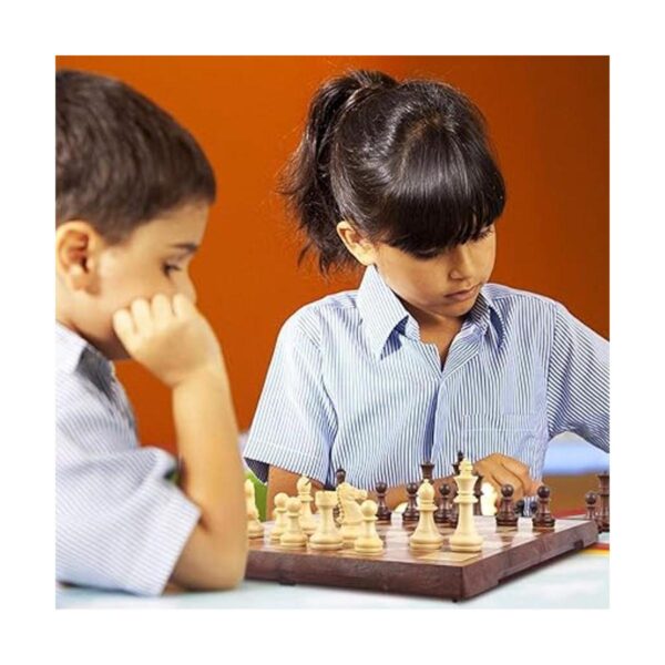 Juego de ajedrez magnético plegable 11.3 x 9.7 in juego_4