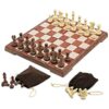 Juego de ajedrez magnético plegable 11.3 x 9.7 in juego_1