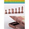 Juego de ajedrez magnético plegable 11.3 x 9.7 in juego_3