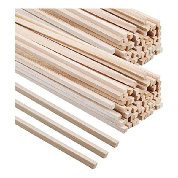 240 tiras de madera pasadores de madera cuadrados Balsa