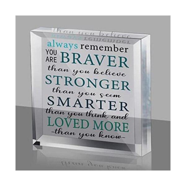 Always Remember You are Braver Than You Think Regalo