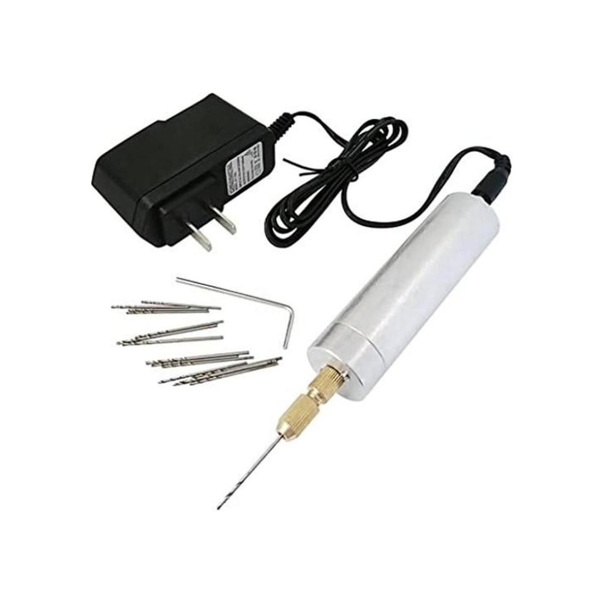 Yakamoz Mini taladro portátil de mano de aluminio micro