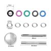 Yakamoz 300 Set 0.236 in 14 Pulgadas Multicolor Ojales de