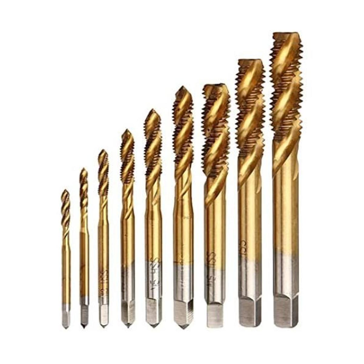 Yakamoz Juego de 9 grifos de tornillo de máquina de