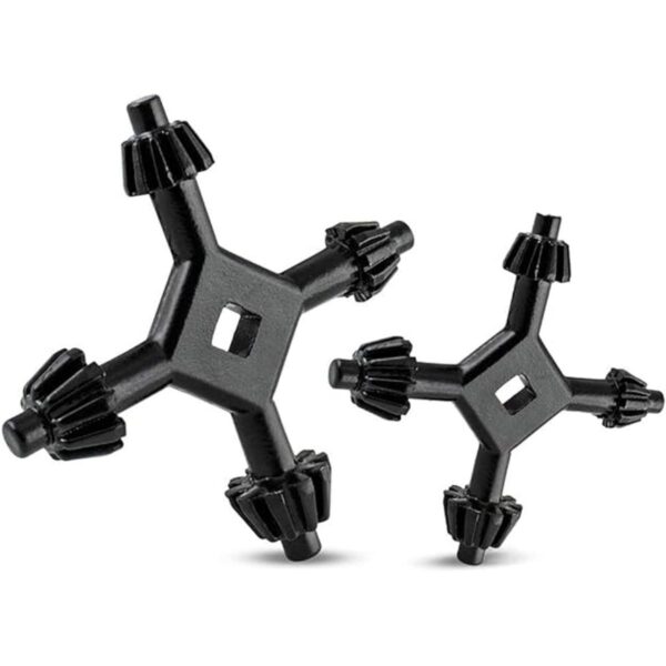 Yakamoz Juego de 2 llaves de portabrocas universales de 4_1