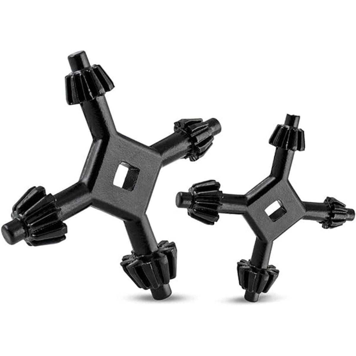 Yakamoz Juego de 2 llaves de portabrocas universales de 4