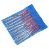 Yakamoz Juego de 10 limas de metal de diamante con