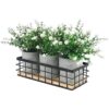 3 plantas artificiales en maceta para decoración del hogar_1