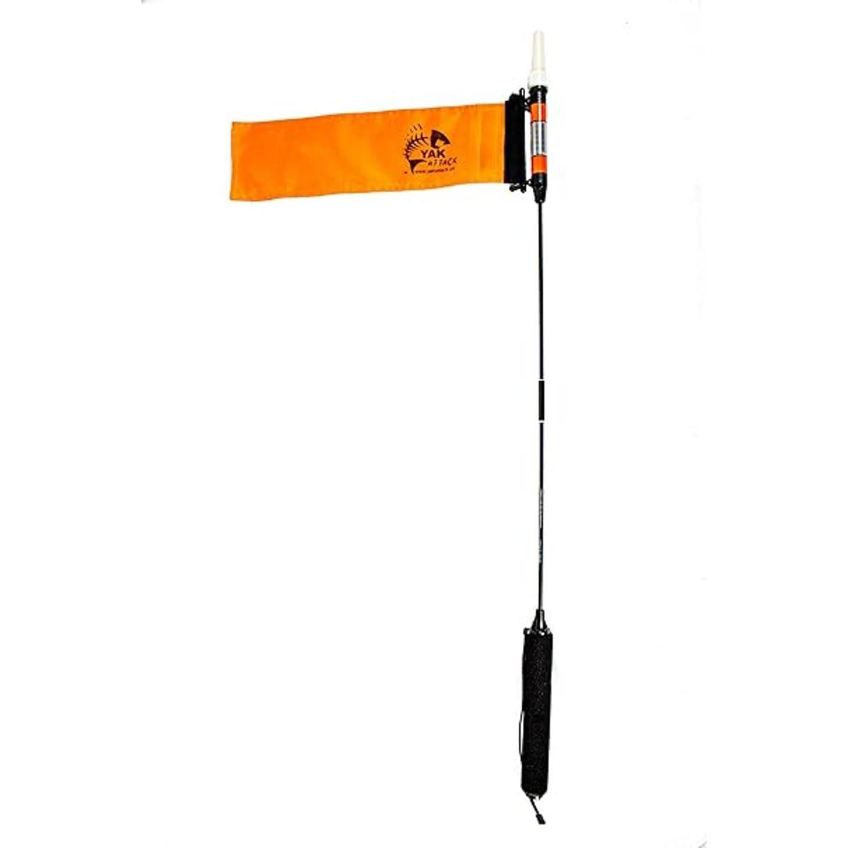 YakAttack VISICarbon Pro Bandera LED de visibilidad para