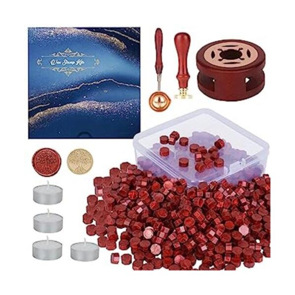 Yagugu Kit de sellos de cera juego de 357 piezas de_1