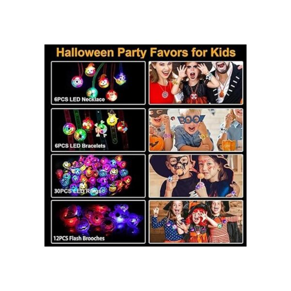 Recuerdos de fiesta de Halloween para niños paquete de 54